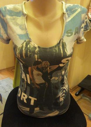 Футболка marc cain,оригинал,хлопок