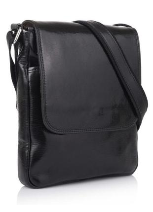 Чоловіча шкіряна сумка мужская кожаная сумка планшет из натуральной кожи италия мессенджер