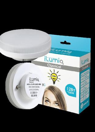 Led лампа ilumia 12w gx53 4000к нейтральний 960lm (083)