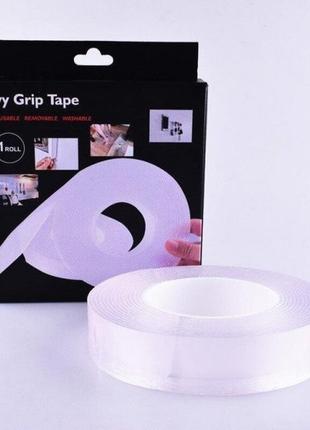 Багаторазова кріпильна клейка стрічка ivy grip tape двосторонн...