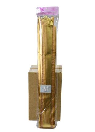 Бантик 5х75см 1шт золотий