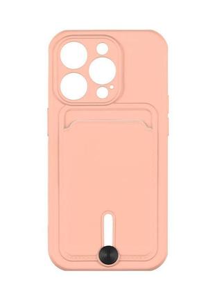 Чехол otterbox colorfull pocket card iphone 13 pro pink sand z...