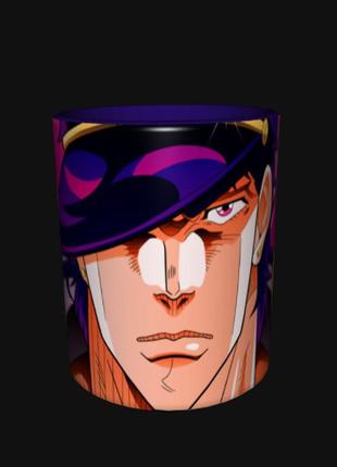 Чашка аниме кружка невероятные приключения джоджо jojo's джотаро (0163)