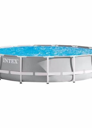 Каркасний басейн intex 26724 prism frame pool 457 x 107 см gre...