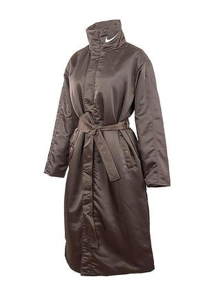 Жіноча куртка nike w nsw syn parka trend коричневий l (dx1799-...1 фото