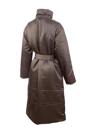 Жіноча куртка nike w nsw syn parka trend коричневий l (dx1799-...2 фото