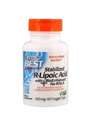 Альфа-ліпоєва кислота doctor's best stabilized r-lipoic acid 6...