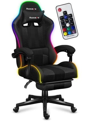 Комп'ютерне крісло huzaro force 4.7 rgb black тканина z114-2024