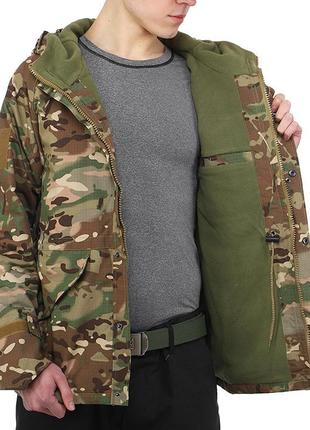 Куртка флісова military rangers co-8573 m камуфляж multicam (0...5 фото