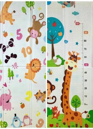 Ігровий термокилимок у сумці baby home textile animals 2-сторо...