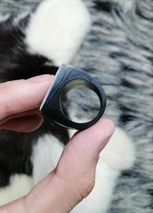 Стильний перстень з перламутровою вставкою3 фото