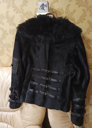 Дубленка куртка меховая, косуха пони3 фото