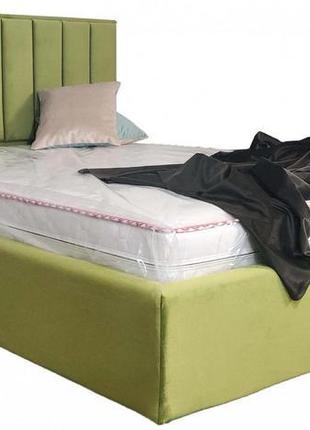 Ліжко двоспальне bnb arabela comfort 140 х 200 см simple зелен...