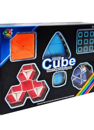 Набір логічних головоломок кубик рубіка bambi 7865 зі змійкою ...