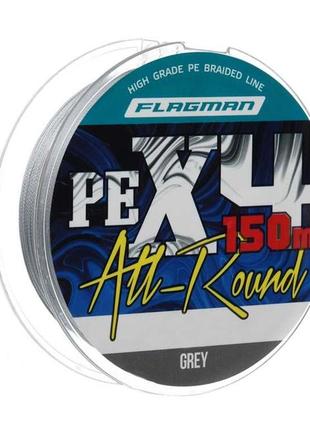 Шнур flagman all-round pe x-4 grey 150м 0,12мм2 фото