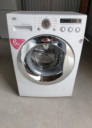 Вузька пральна машина lg inverter direct drive 6 kg / f1047nd