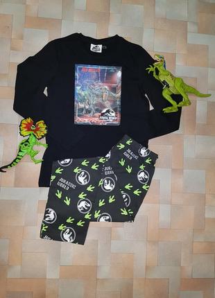 Комплект, піжама котон jurassic world primark 9-10 років 134-140 см2 фото