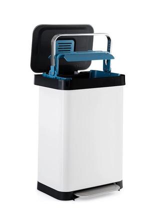 Сміттєвий кошик із педаллю klarstein trash inn 50 літрів із фі...