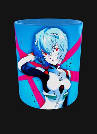 Чашка аніме кухоль євангеліон рей аянамі evangelion (0893)