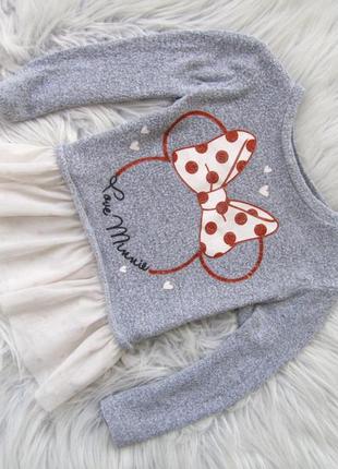 Стильное нарядное платье disney mickey mouse