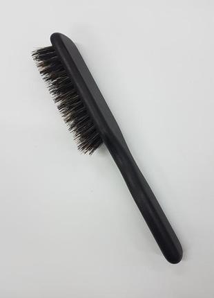 Щетка для волос и массажа головы из натуральной щетины кабана3 фото