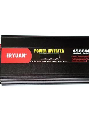 4500w інвертор чиста синусоїда 12v в 220v перетворювач напруги...