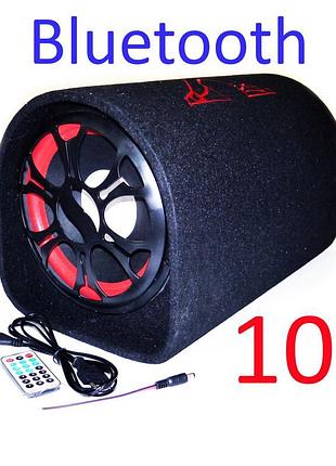Активний сабвуфер xplod бочка 10" 350 вт bluetooth потужний са...