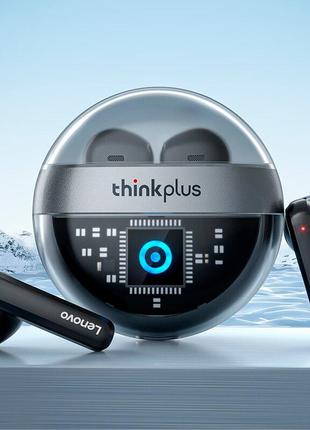 Бездротові блютуз-навушники lenovo thinkplus t40 black вуха ле...