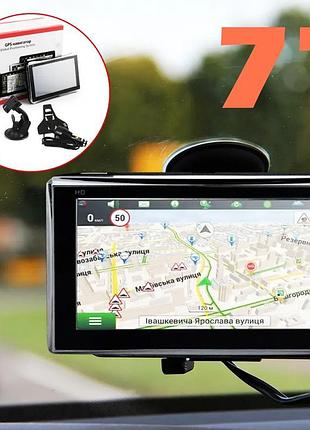 Автомобільний 7" gps навігатор 716 8gb потужний планшет навіга...