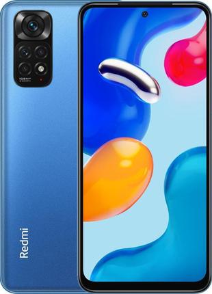 Потужний смартфон xiaomi redmi note 11s 6/128gb blue global ve...