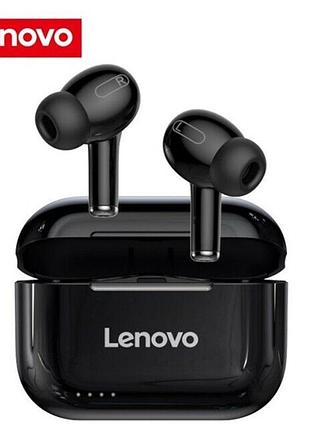 Бездротові навушники lenovo lp1 black bluetooth навушники з бл...