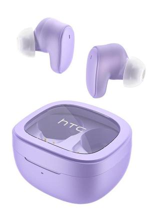 Бездротові навушники htc tws9 purple блютуз-навушники в кейсі ...