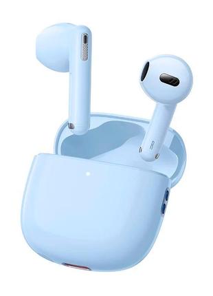 Бездротові блютуз-навушники baseus wx5 blue потужні вуха bluet...