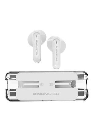 Бездротові навушники monster airmars xkt08 white bluetooth 5.3...