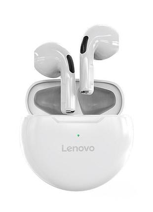 Блютуз навушники lenovo ht38 white бездротові навушники з blue...