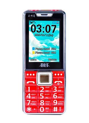 Мобільний телефон tkexun x1 (blt x1, gioyida c25) red кнопкови...