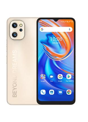 Потужний смартфон umidigi a13 4/128gb gold сенсорний мобільний...
