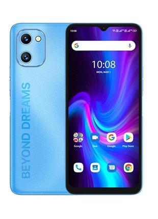 Потужний смартфон umidigi f3 se 4/128gb blue мобільний телефон...