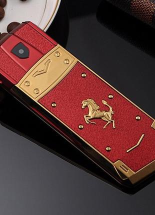 Кнопковий мобільний телефон h-mobile a8 (mafam a8) red. vertu ...