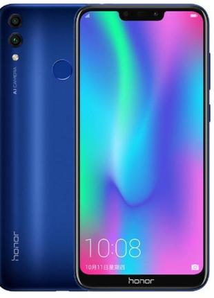 Потужний смартфон honor 8c 4/64gb blue сенсорний мобільний тел...