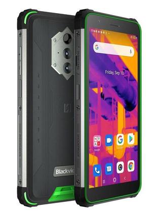 Смартфон blackview bv6600 4/64gb green тепловізор захищений те...