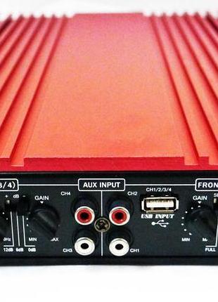 Автомобільний підсилювач звуку cmaudio mrv-1907u 4000вт usb ав...