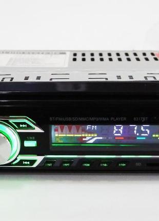 Автомагнітола pioneer 6317bt bluetooth usb+підсвітка rgb
