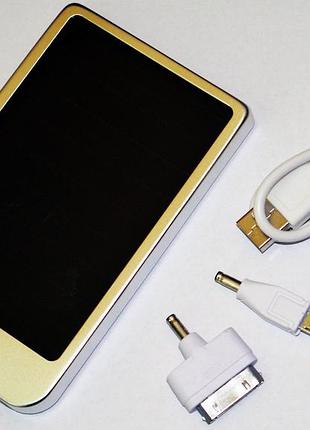 Повер банк power bank 6000 mah на сонячних батареях зовнішній ...