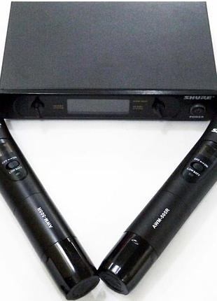 База 2 радіомікрофона радіосистема shure awm-505r
