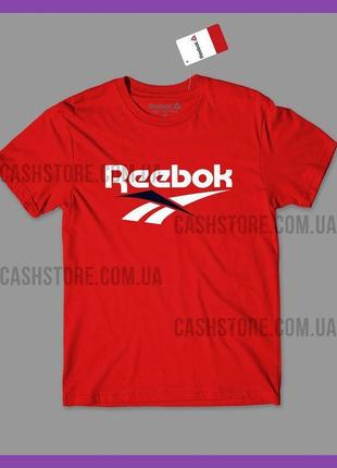 Футболка reebok 'classics vector' з биркою | рібок | червона