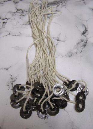 Гніт для свічок бавовняний з тримачем