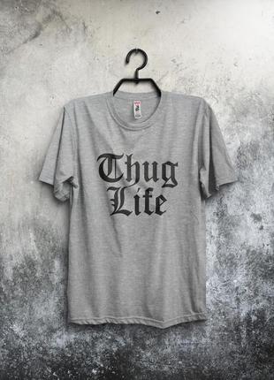 Чоловіча футболка thug life2 фото