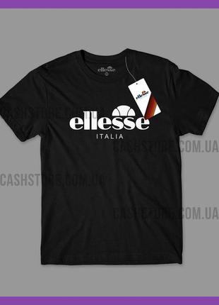 Футболка ellesse 'italia' з биркою | еліс | чорна1 фото