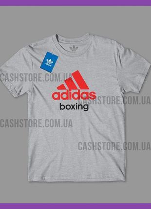 Футболка and adidas "boxing tee' з биркою | адідас | сіра